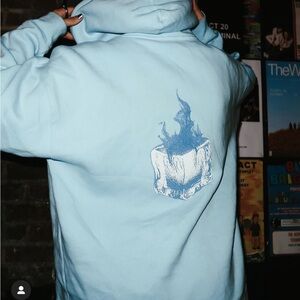 UPSAHL Melt Me Down Blue Hoodie